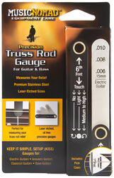 Cale de précision pour ajustement Truss Rod, médiator capo inclus