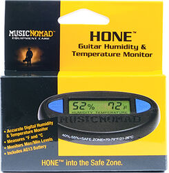 Humidificateur Music nomad Hone - Hygromètre pour guitare (moniteur d'humidité et température)