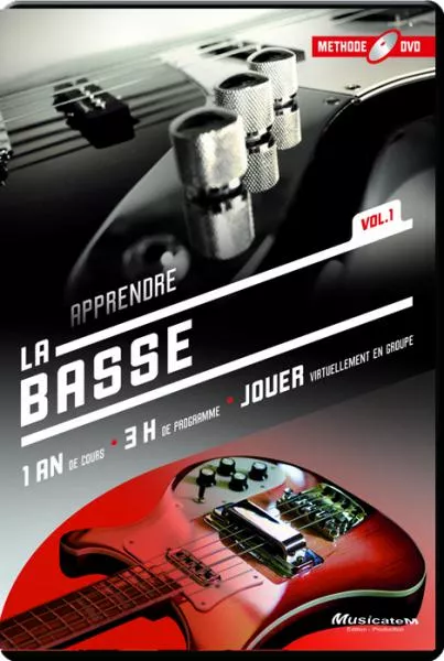Librairie basse Musicatem DVD apprendre la basse électrique volume 1