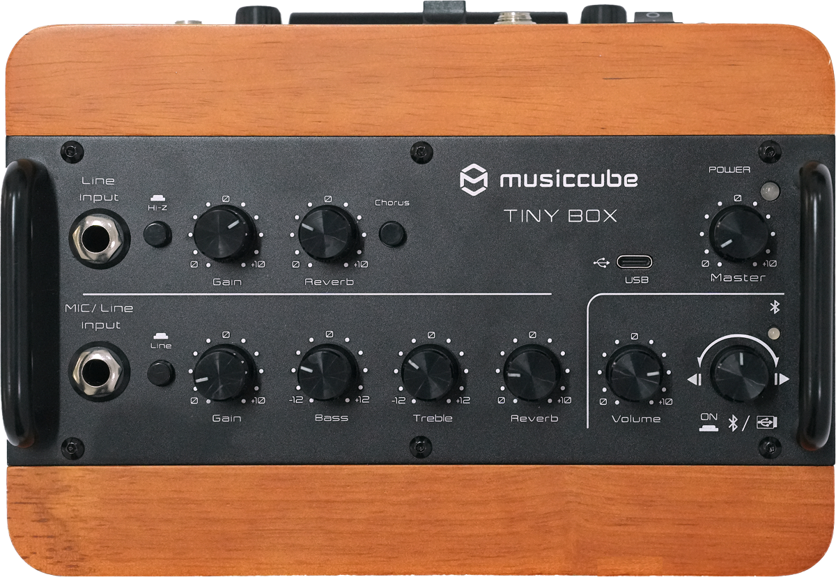 Musiccube Tiny Box D2 Dark Oak Wood - Sono Portable - Variation 1
