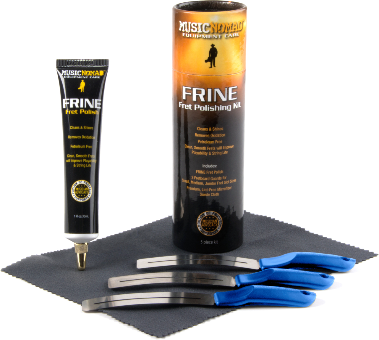 Musicnomad Frine Fret Polishing Kit(mn 124) - Entretien Et Nettoyage Guitare & Basse - Main picture