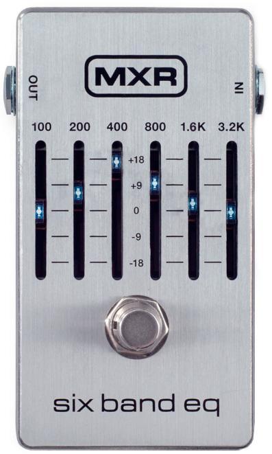 Pédale eq. / enhancer / buffer Mxr Six Band EQ M109S