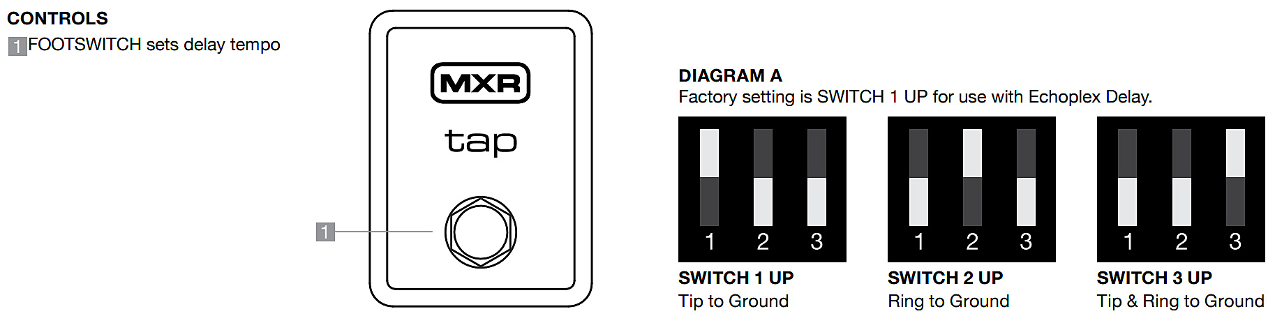 Mxr Tap Tempo Switch M199 - Footswitch & Commande Divers - Variation 1