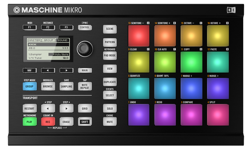 Native Instruments Maschine Mikro Mk2 Black - ContrÔleur Midi - Variation 2