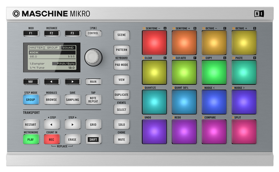 Native Instruments Maschine Mikro Mk2 White - ContrÔleur Midi - Variation 2