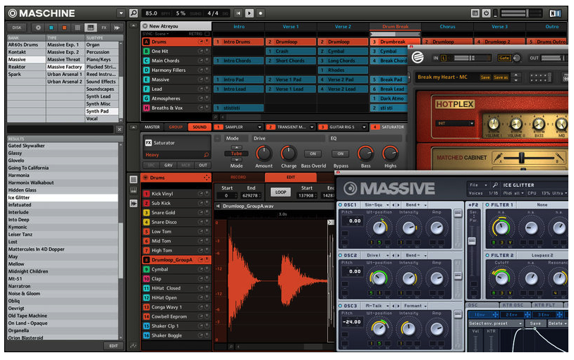 Native Instruments Maschine Mk2 Noir - ContrÔleur Midi - Variation 1