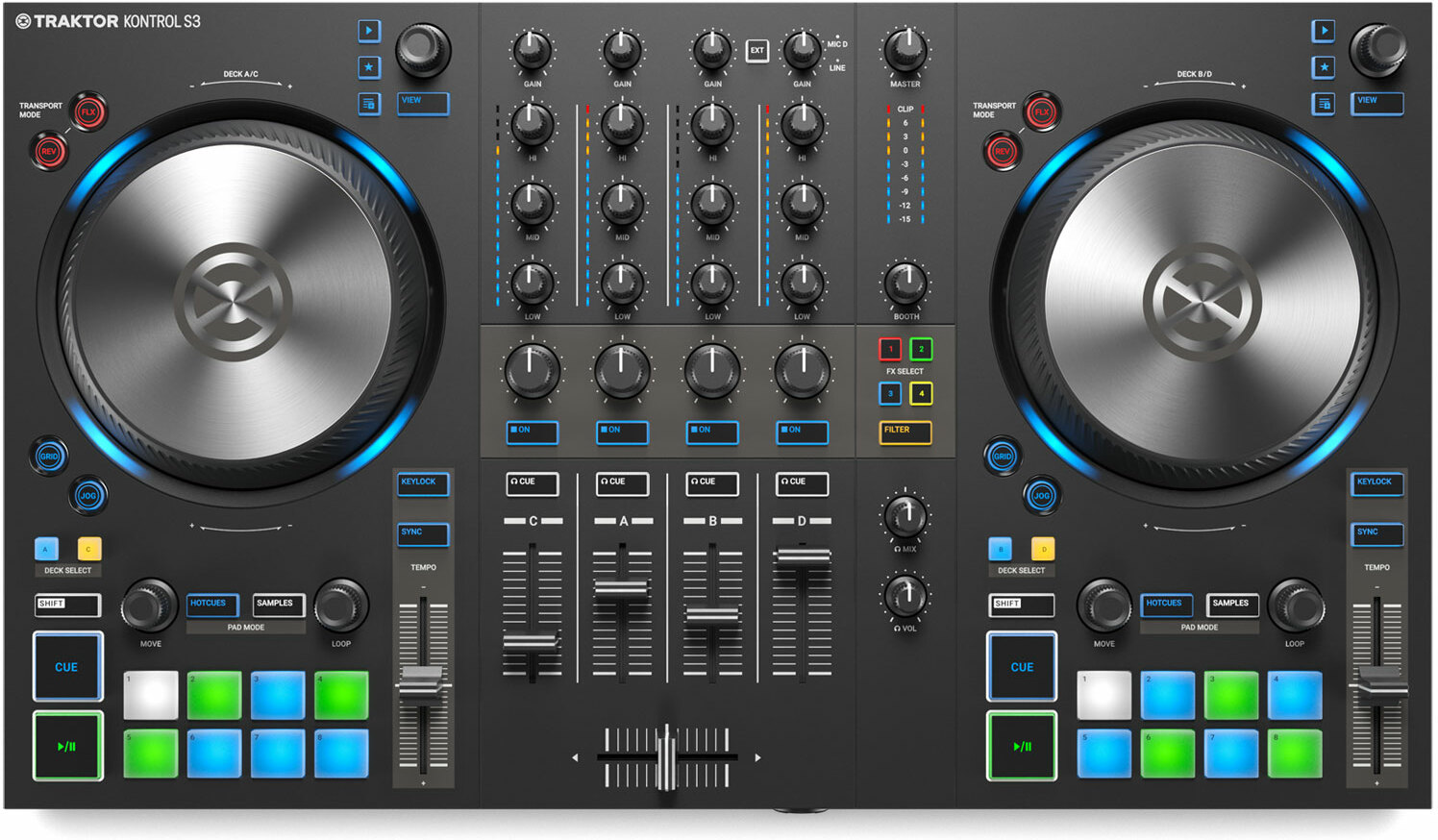 Native Instruments Traktor Kontrol S3 - ContrÔleur Dj Usb - Main picture