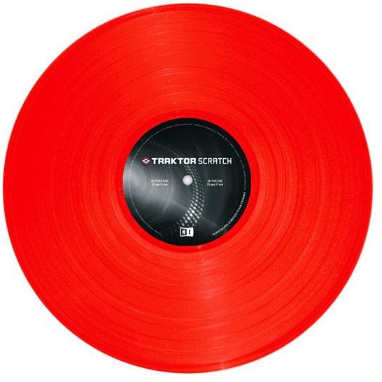 Vinyl timecode Native instruments Traktor Scratch Vinyl Red MKII