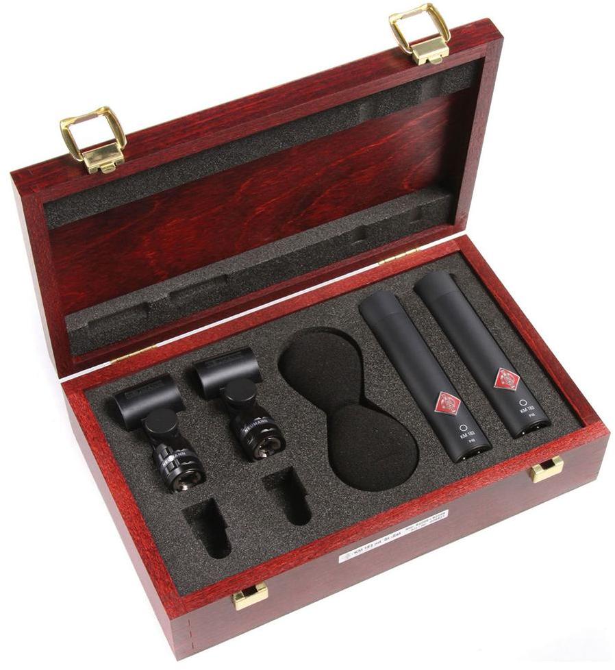 Paire, kit, stereo set micros Neumann KM183MT Stéréo Set