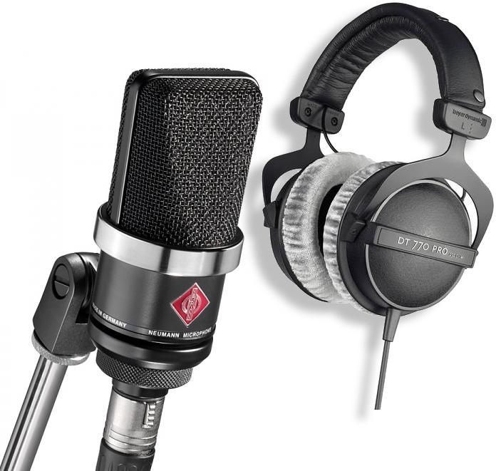 Pack micro Neumann TLM 102 BK + DT 770 PRO 80 OHMS