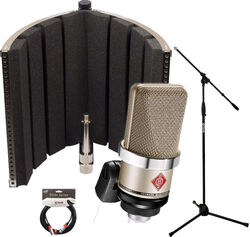 Pack micro  Neumann TLM 102 + X-TONE X-Screen + Stand + Xlr Xlr 6M