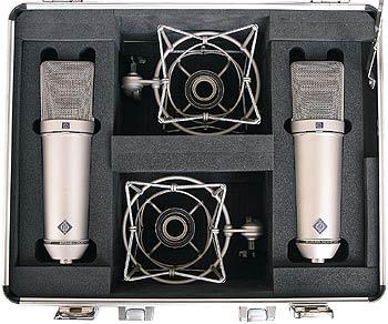 Paire, kit, stereo set micros Neumann U87 AI Stereo Set
