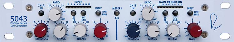 Rupert Neve Design Portico 5043 - Compresseur Limiteur Gate - Variation 1