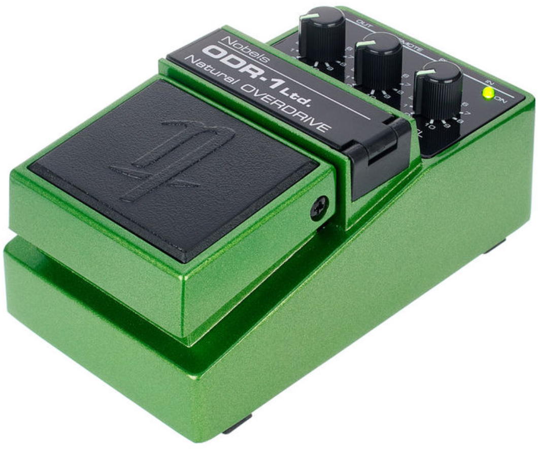 Nobels Odr-1 Ltd Natural Overdrive Dark Sparkle Green - PÉdale Overdrive / Distortion / Fuzz - Variation 1