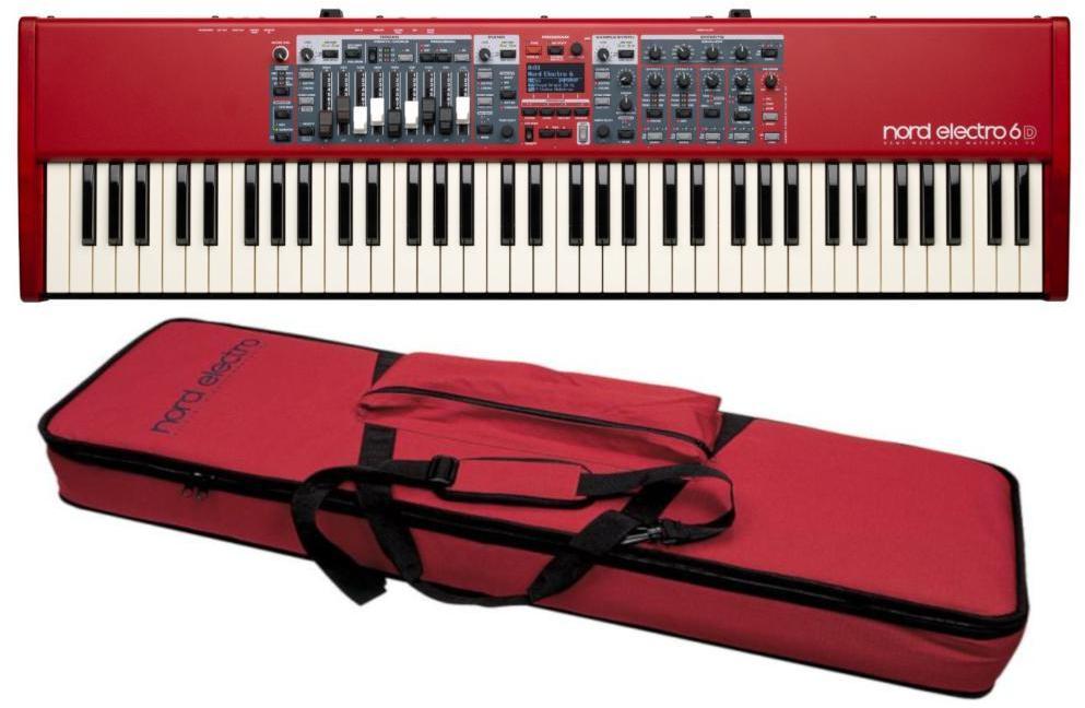 Pack clavier Nord ELECTRO 6D 73 Rouge + Housse NORD SOFTCASE2