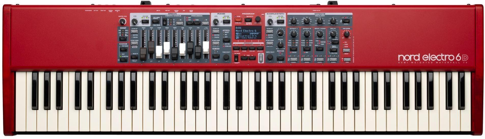 Clavier de scène Nord Electro 6D 73 - Rouge