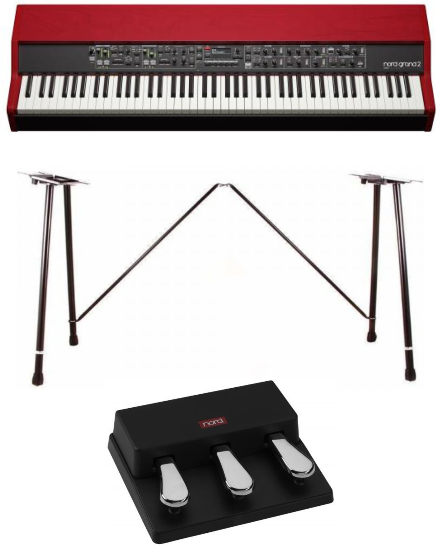 Nord Grand 2  + Triple Pedal 2 + Sup Pour Nord - Clavier De ScÈne - Main picture