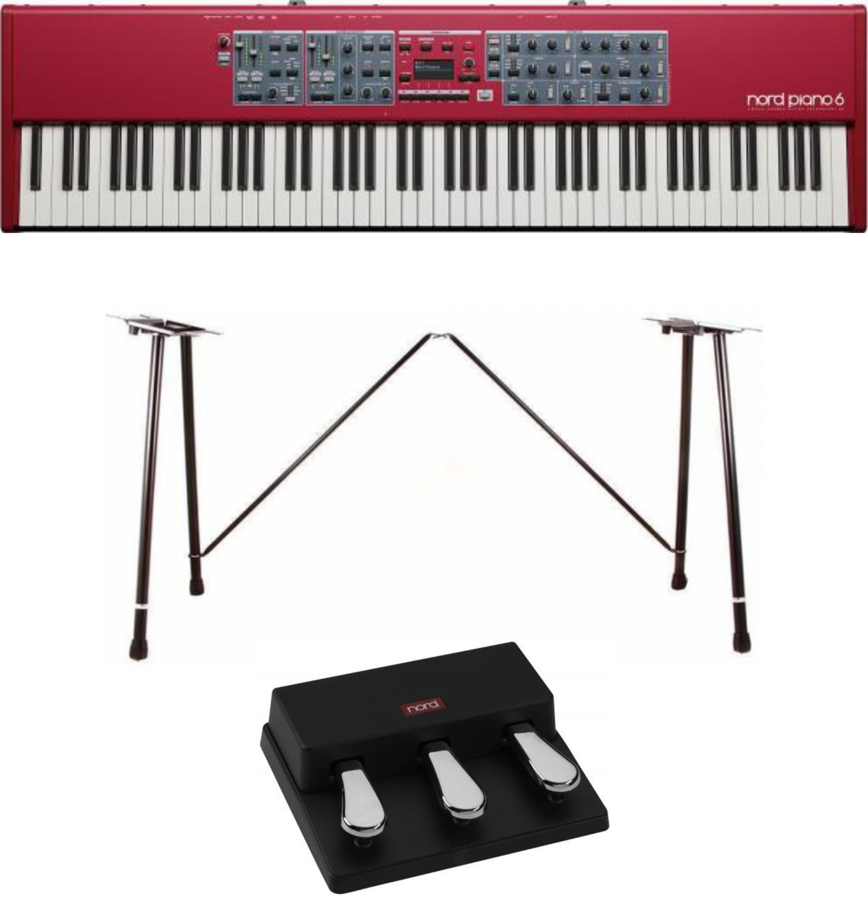 Nord Piano 6 88 + Triple Pedal 2 + Sup Pour Nord - Clavier De ScÈne - Main picture