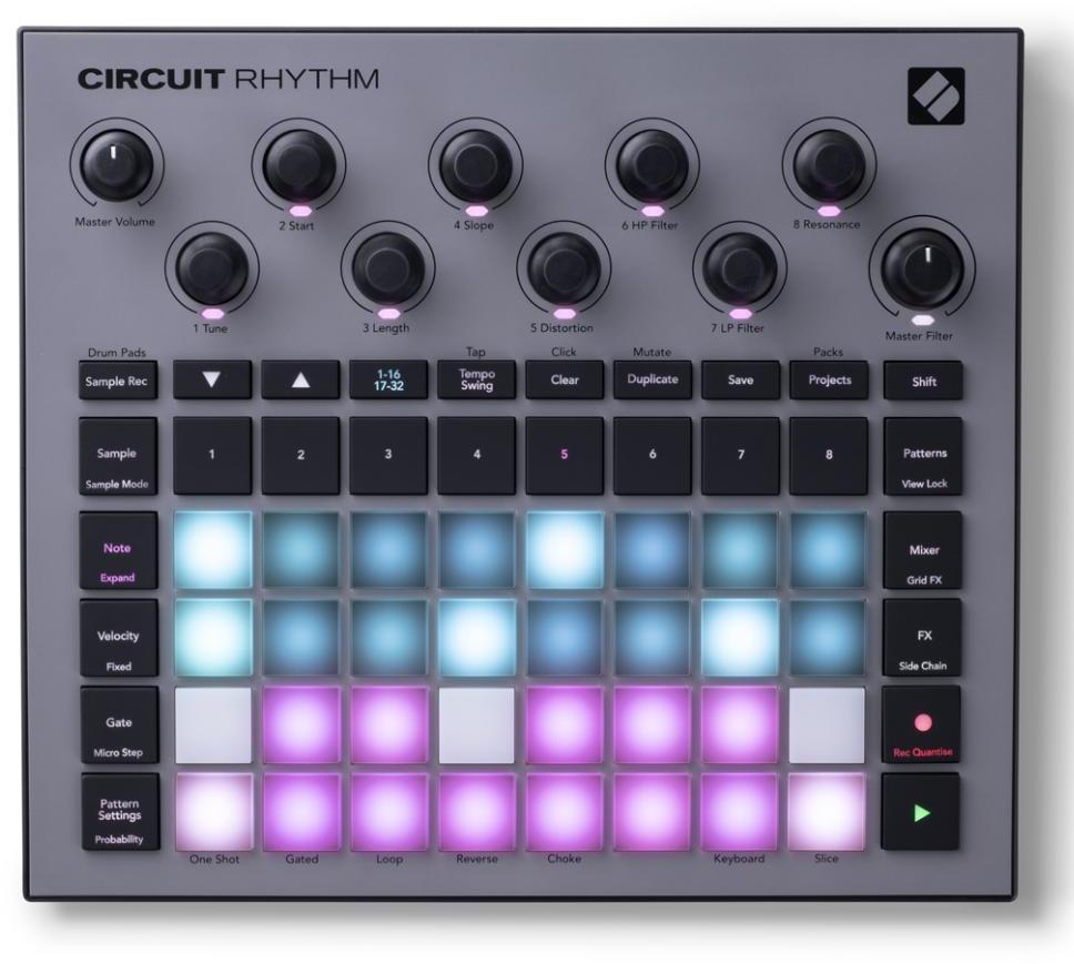 Sampleur / groovebox Novation Circuit Rhythm