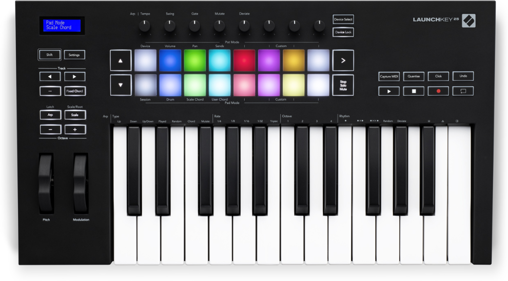 Novation Launchkey 25 Mk3 - Clavier MaÎtre - Main picture