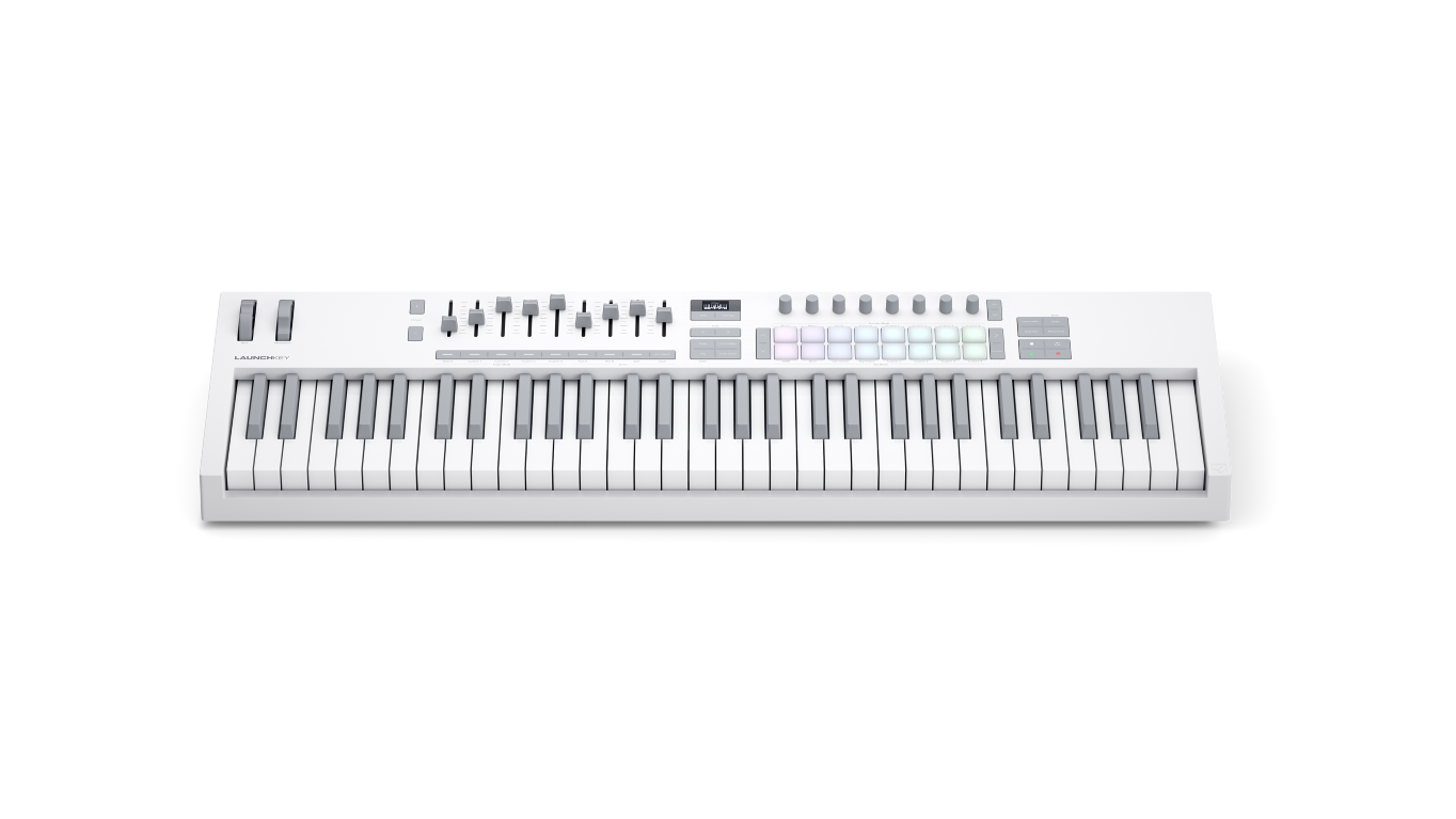 Novation Launchkey 61 Mk4 White - Clavier MaÎtre - Variation 1