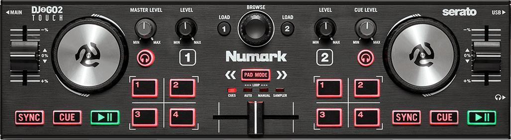 Contrôleur dj usb Numark DJ2GO2 Touch