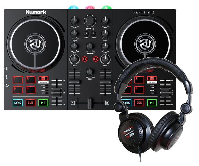 Autre pack dj Numark PARTY MIX 2 + PRO580