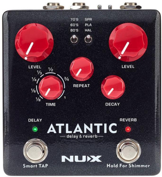 Pédale reverb / delay / echo Nux Atlantic NDR-5 Delay & Reverb