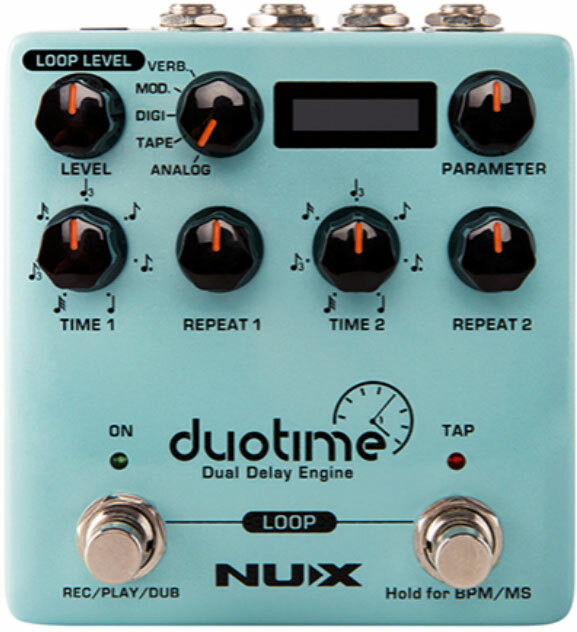 Nux Duotime Ndd-6 Dual Delay Engine Verdugo - PÉdale Reverb / Delay / Echo - Main picture