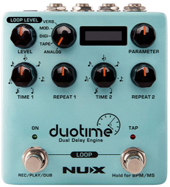 Pédale reverb / delay / echo Nux Duotime NDD-6 Dual Delay Engine