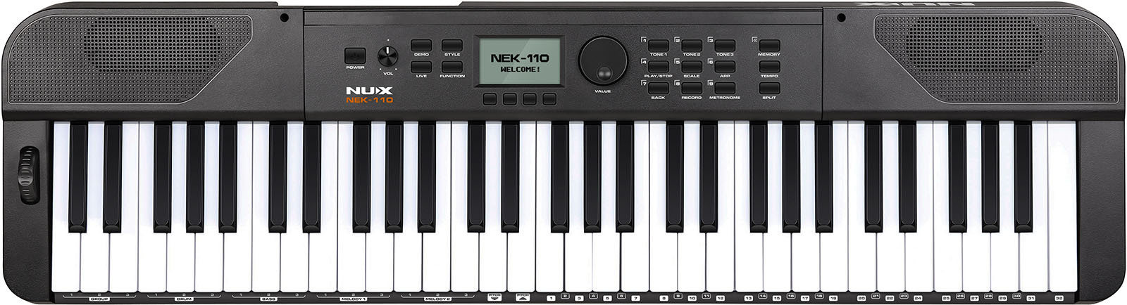 Nux Npk-110 Black - Noir - Piano NumÉrique Portable - Main picture