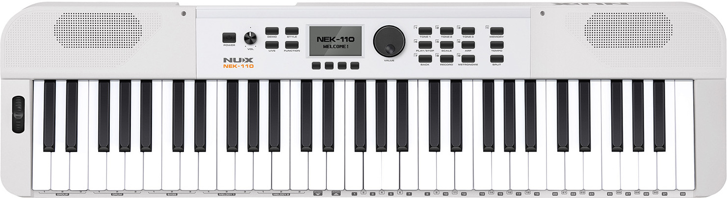 Nux Npk-110 White - Blanc - Piano NumÉrique Portable - Main picture
