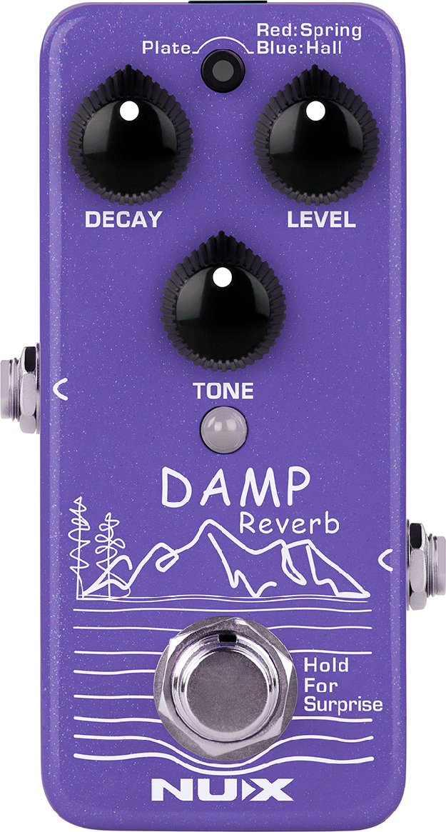 Nux Nrv-3 Damp Reverb - PÉdale Reverb / Delay / Echo - Main picture