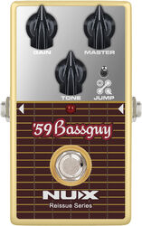 Pédale overdrive / distortion / fuzz Nux '59 Bassguy