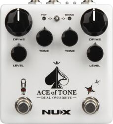 Pédale overdrive / distortion / fuzz Nux                            Ace Of Tone Dual Overdrive