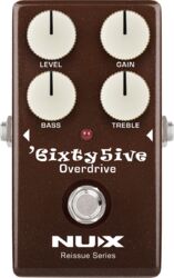 Pédale overdrive / distortion / fuzz Nux                            6ixty-5ive Overdrive