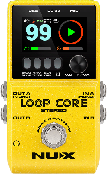 Pédale looper Nux                            Loop Core Stereo