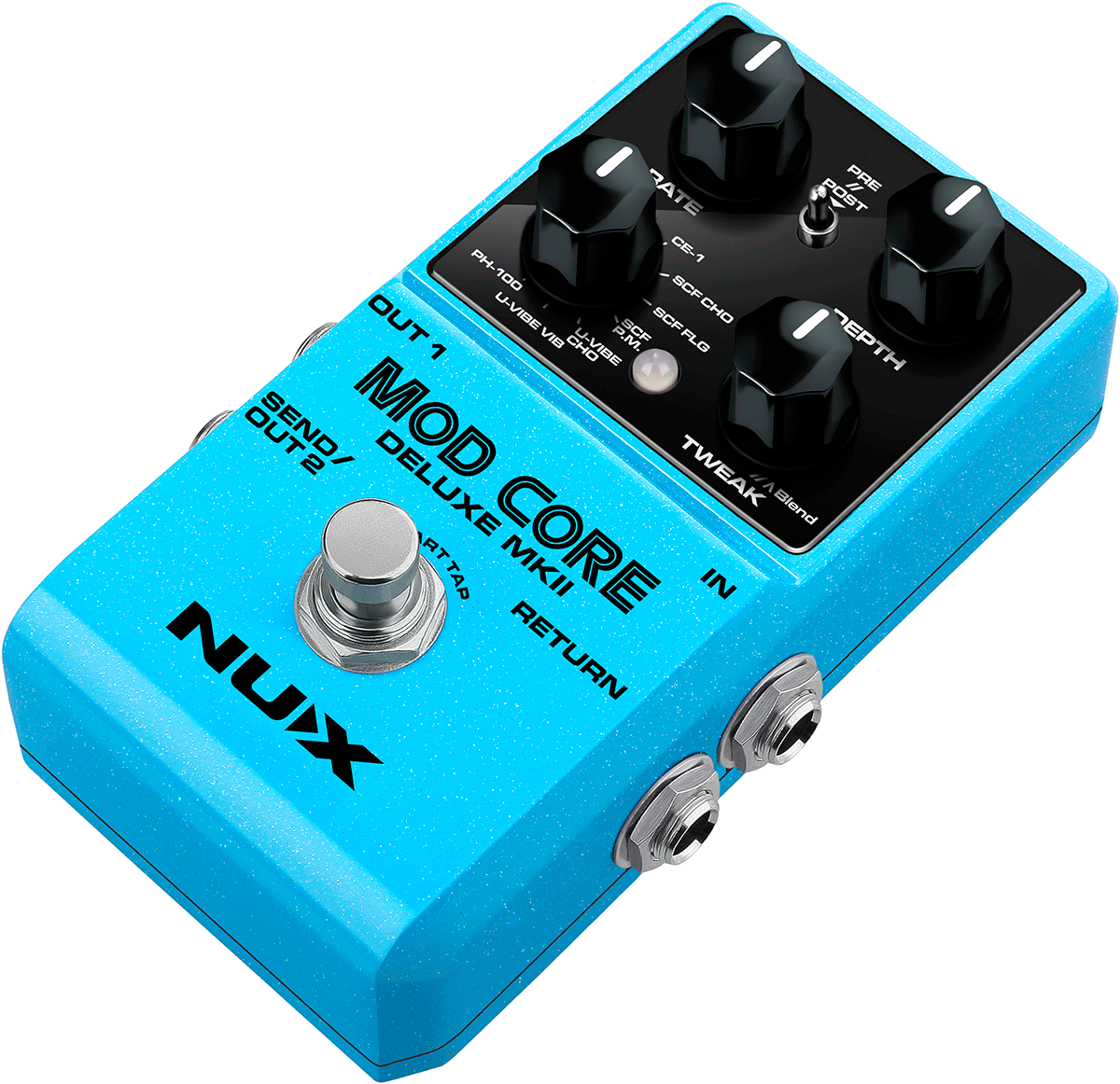 Nux Mod Core Deluxe Mk2 - PÉdale Chorus / Flanger / Phaser / Tremolo - Variation 1