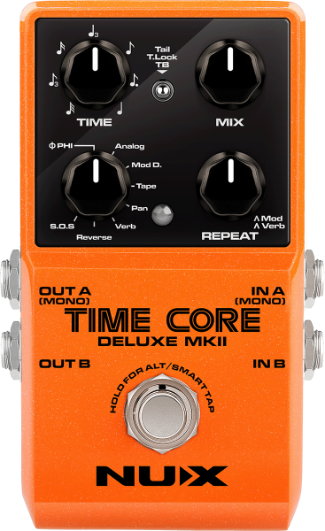 Pédale reverb / delay / echo Nux                            Time Core Deluxe MK2