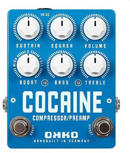 Pédale compression / sustain / noise gate  Okko Cocaine