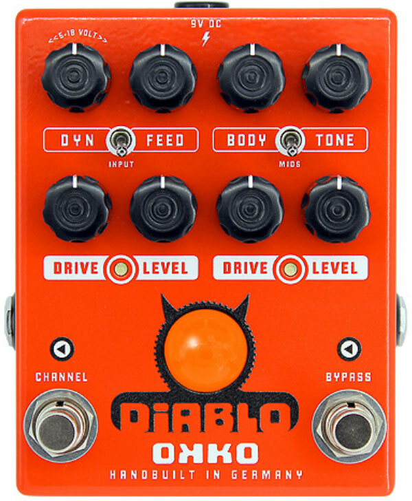 Okko Diablo Dual Overdrive - PÉdale Overdrive / Distortion / Fuzz - Main picture