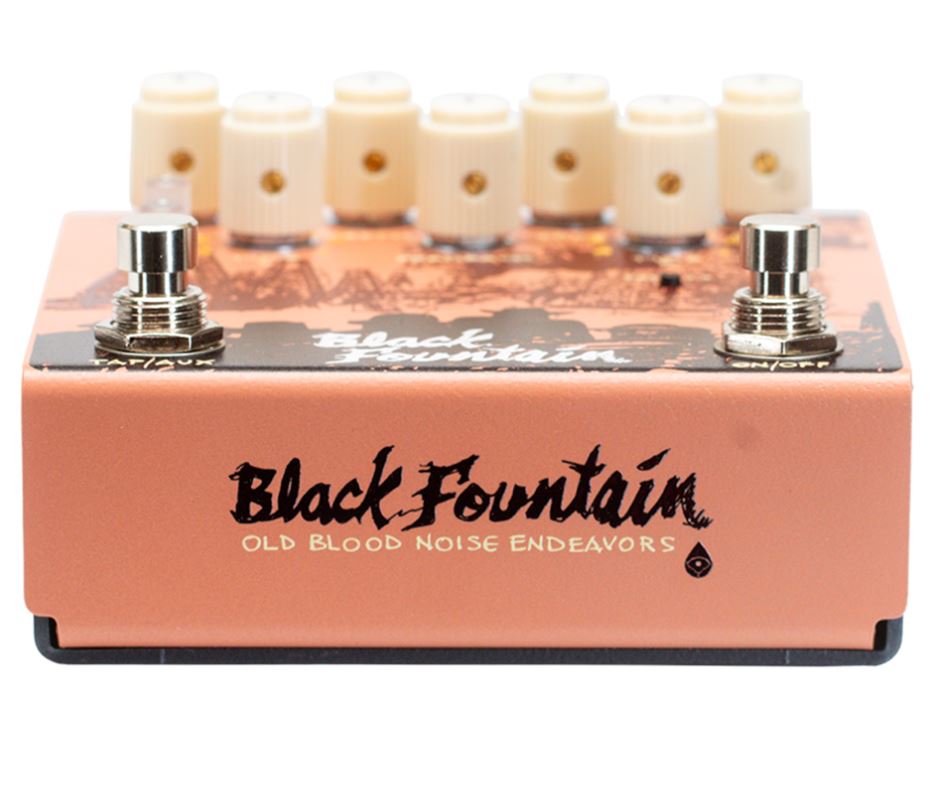 Old Blood Noise Black Fountain Stereo Terracotta - PÉdale Reverb / Delay / Echo - Variation 1