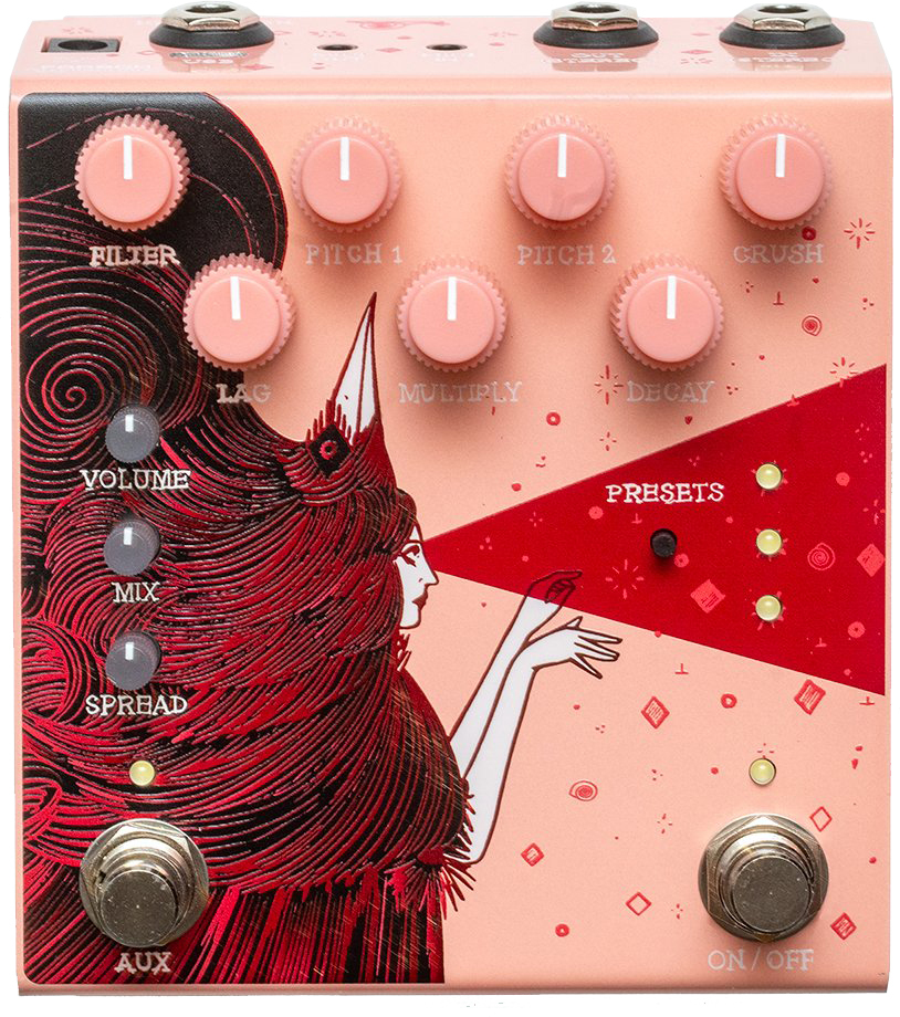 Old Blood Noise Dark Star Stereo Soundscape Reverb Pink - PÉdale Reverb / Delay / Echo - Main picture
