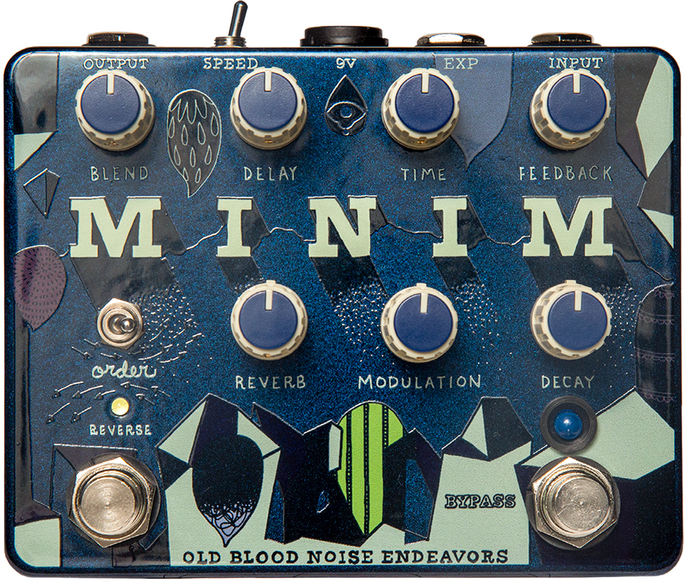 Old Blood Noise Minim Reverb Delay And Reverse - PÉdale Reverb / Delay / Echo - Main picture