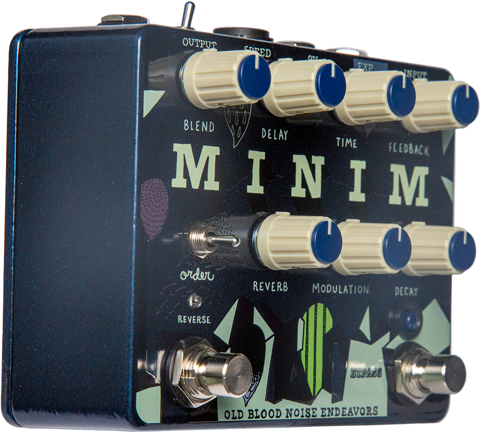 Old Blood Noise Minim Reverb Delay And Reverse - PÉdale Reverb / Delay / Echo - Variation 2