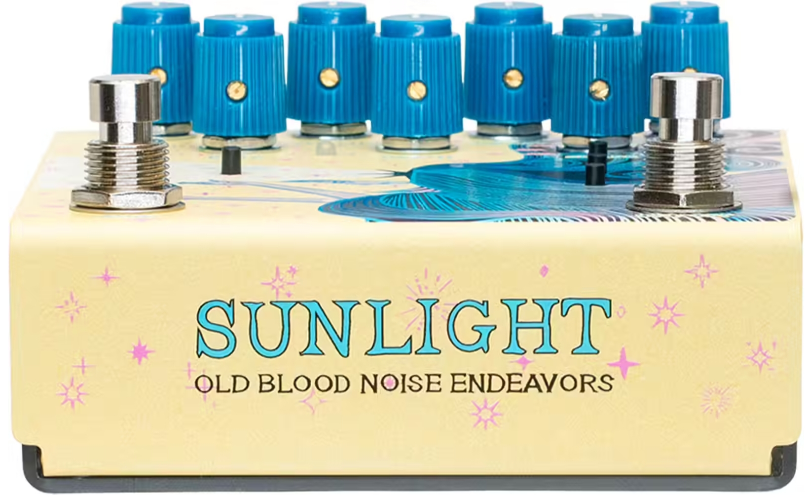 Old Blood Noise Sunlight Stereo Reverb Yellow - PÉdale Reverb / Delay / Echo - Variation 2