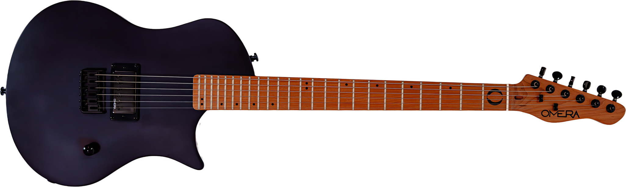 Omera Guitars Lesly 1h Ht Mn - Black Hole - Guitare Électrique Single Cut - Main picture