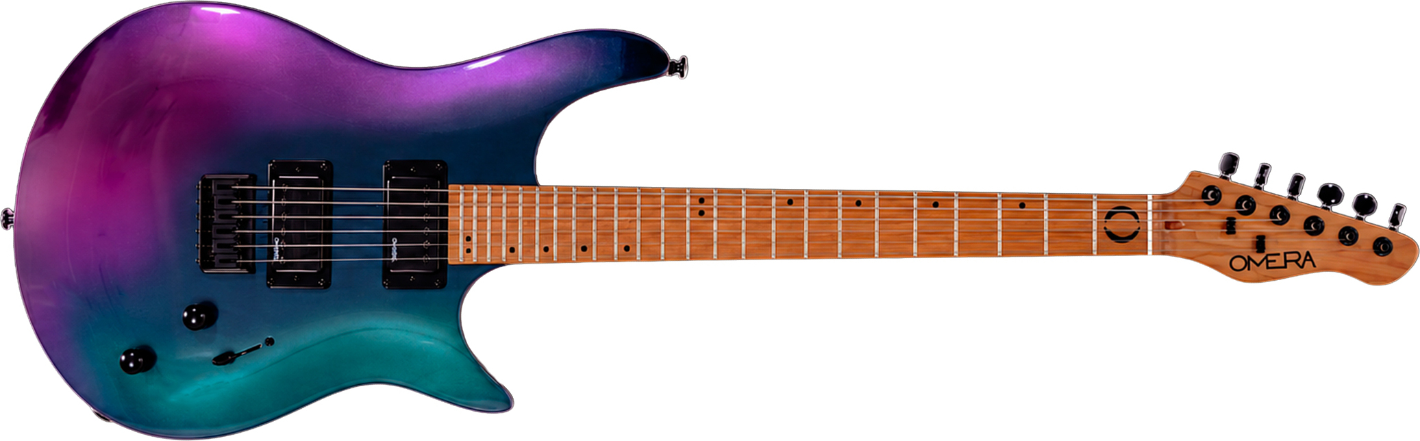 Omera Guitars Lucy 2h Ht Mn - Ocean Chameleon - Guitare Électrique Forme Str - Main picture