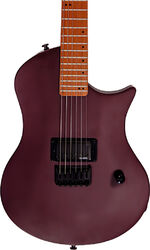Guitare électrique single cut Omera guitars Lesly - Wine & chocolate