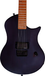 Guitare électrique single cut Omera guitars Lesly - Black hole